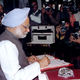 Manmohan Singh on the eve of India’s stop-gap budget which he presented on Feb. 28, 1996.
